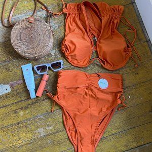 REVOLVE Andrea Iyamah Menasa Bikini Set Size LG NWT
